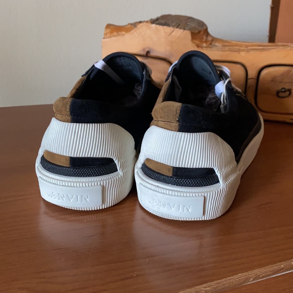 Lanvin Paris Basket Derby Bicolor Sneaker - Picture 3 of 7